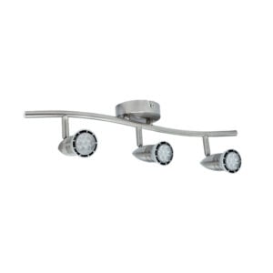 Spazio Nyla 3 light spot sat nickle Gu10