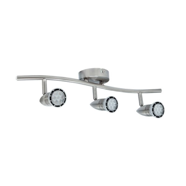 Spazio Nyla 3 light spot sat nickle Gu10