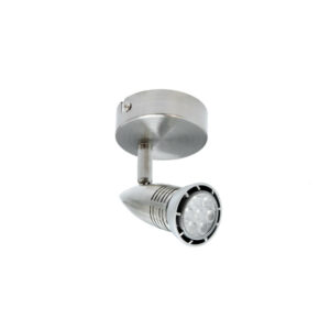 Spazio Nyla 1 light spot sat nickle Gu10