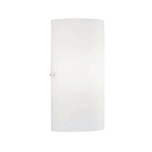 Spazio Ning wall lamp opal glass 60w E27