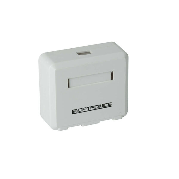 MOUNTING BOX 2 PORT WITH CAT5E KEYSTONE