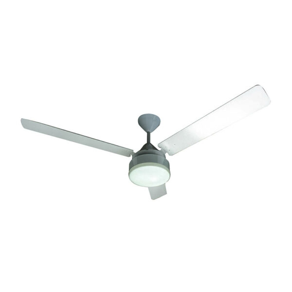Solent Motor High Breeze White, Blades Wood 3 x 1200mm White with LED Light Kit
