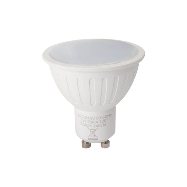 Majortech 3w LED 6500k c/w GU10 L2P-3C