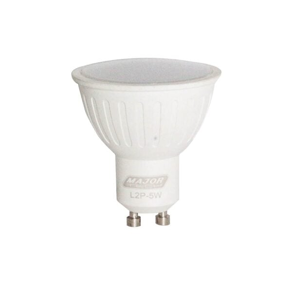 Major Tech - 5W LED GU10 Lamp  Warm White (L2P-5W)
