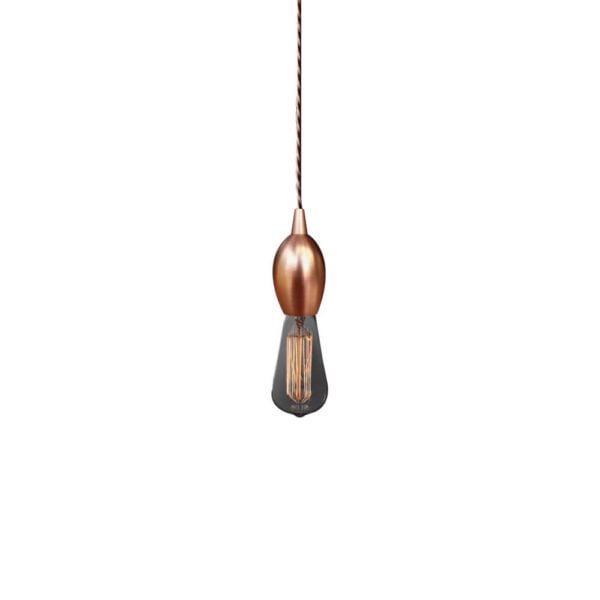 Spazio Dito 2 pendant red bronze E27