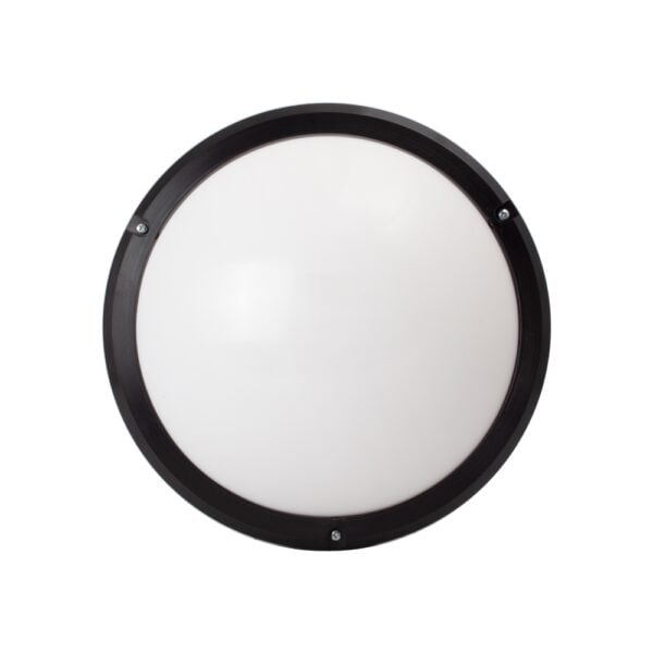 Eurolux Bulkhead Abs+ Acrylic Lens Blk