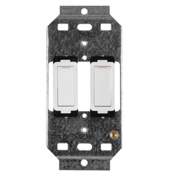 Classic 2 Lever 2x1 Way Switch on Yoke