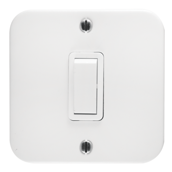 Classic 1 Lever 2 Way Industrial Switch on 75x75 Surface Box