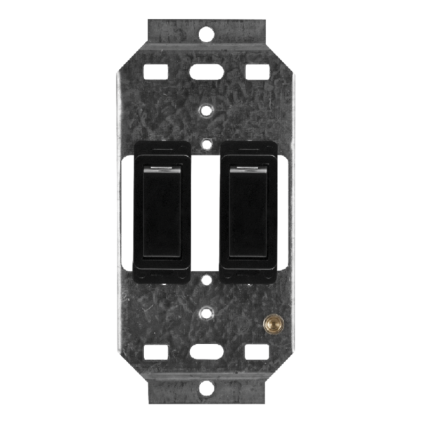 Classic 2 Lever 2x1 Way Switch on 2x4 Yoke