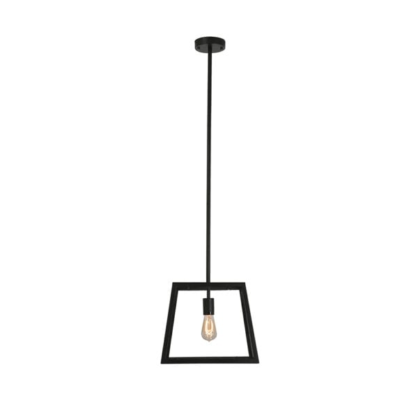 Eurolux Pend Metal/glass Blk