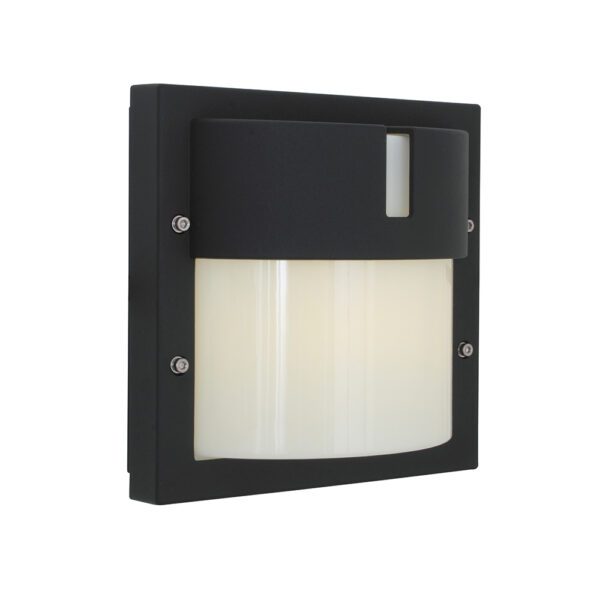 Eurolux Ludo E27 Bulkhead Black