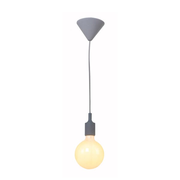 Eurolux Pendant Silicone E27 Susp Grey