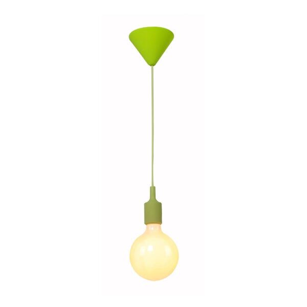 Eurolux Pendant Silicone E27 Susp Lime
