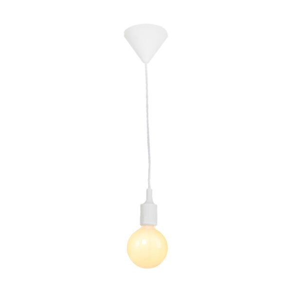 Eurolux Pendant Silicone E27 Susp White