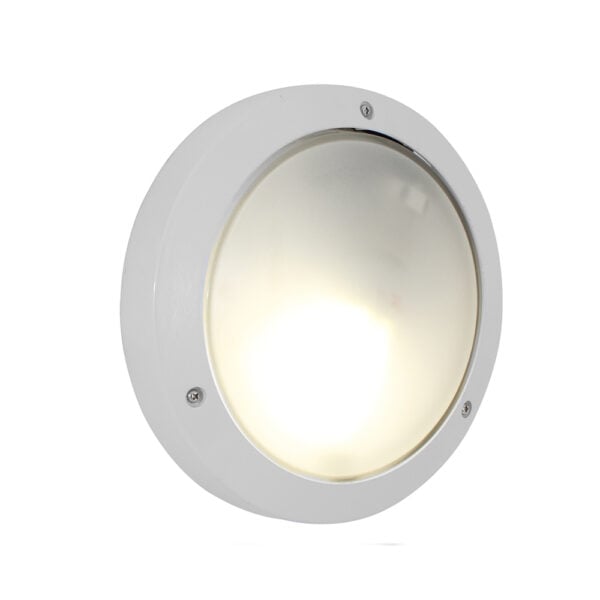 Eurolux Plain Bulkhead E27 60w Wht
