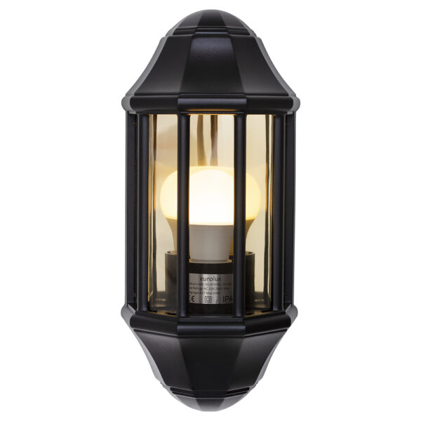 Eurolux Sorrento Lantern E27 Black