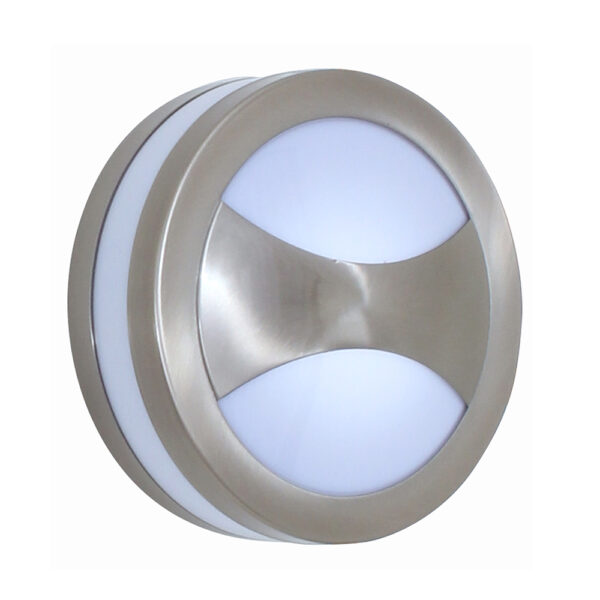 Eurolux Bulkhead Rnd S/steel Hourglass