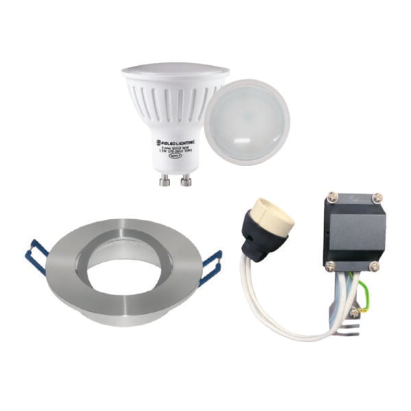 Pioled ALU fitting+ c/w lamp+lamp holder