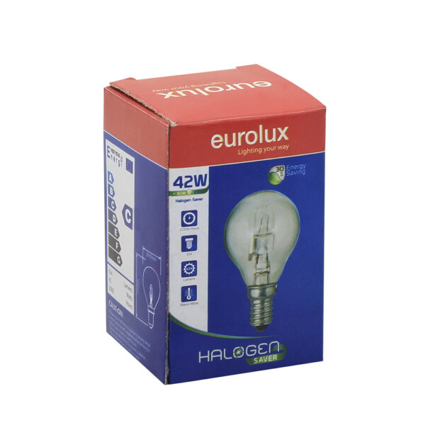 Eurolux Halogen 42w E14 Golfball