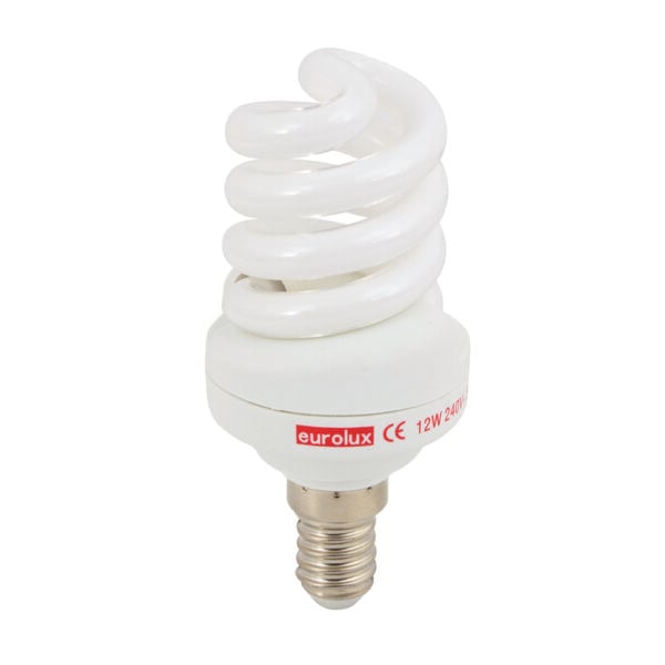 Eurolux Minispiral 12w E14 Cool Wht