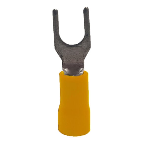 Pre-Insulated Spade Terminals 4mm Yellow