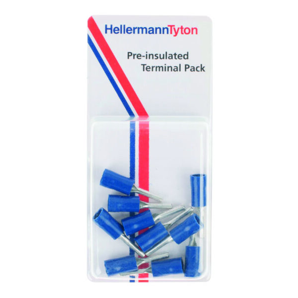 Pre-insulated Pin Terminals: Pre-Packs 12mm Blue