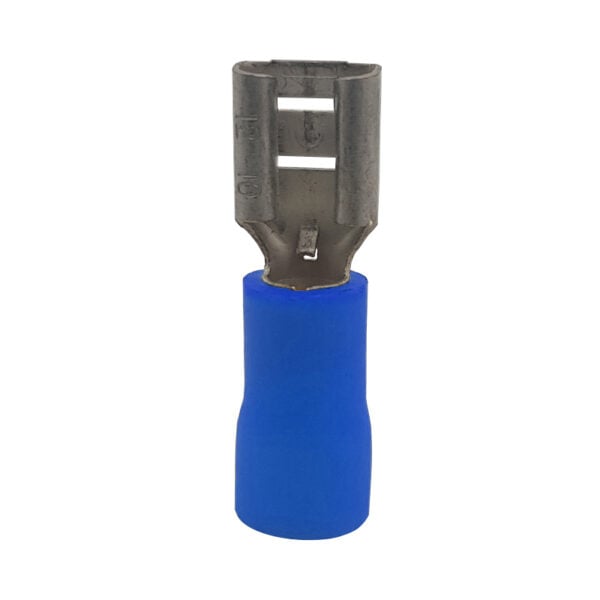 Pre-Insulated Piggy Pack Disconnect Blue 6.35mm