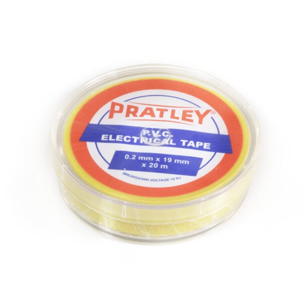 Pratley PVC Yellow Elec Tape