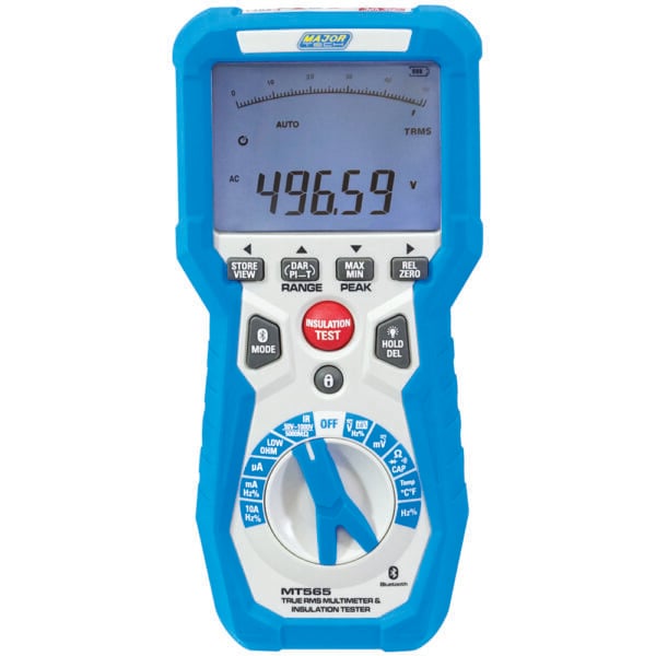 Major Tech - Bluetooth Insulation Tester and Multimeter (MT565)