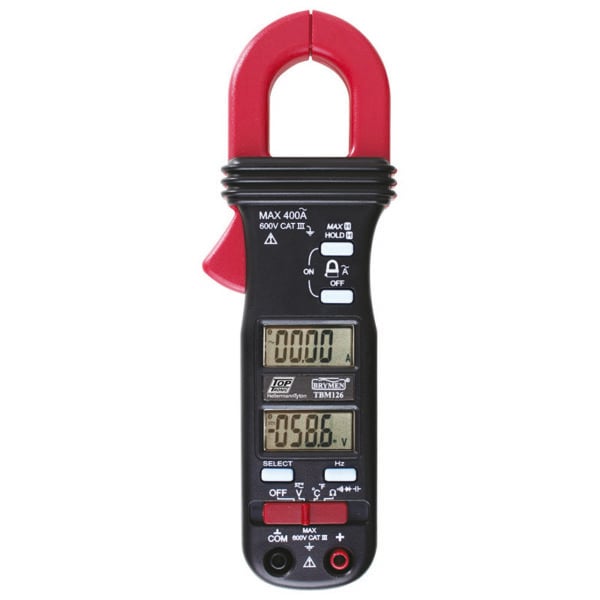 Clamp Meter Digital 600A AC Freq Temp Dual Display
