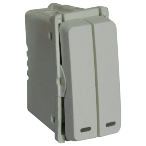 VETi - White One-Way Splitter Switch 1 Module Wide (VG113WT)