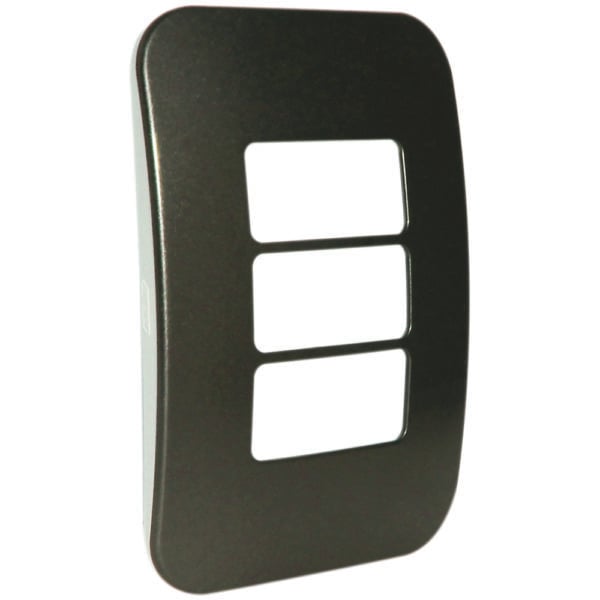 VETi - Bronze Three Single Module Horizontal Cover Plate (V6107BZ)