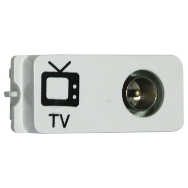 VETi - White TV Socket Outlet (V301WT)