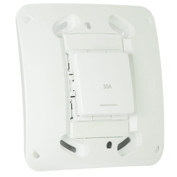 VETI - White 30A Double Pole Isolator (V130DPWT)