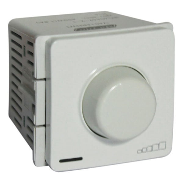 800W Rotary Dimmer with Locator - White