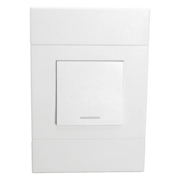 VETi - White 30 Amp Double Pole Isolator (2VW1130D)