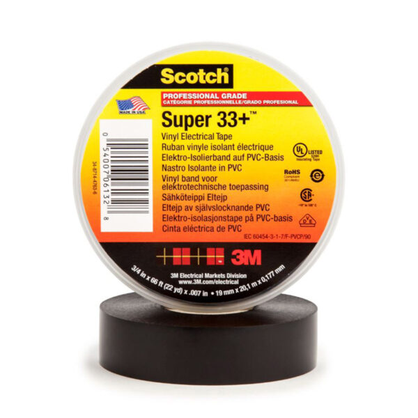 3M Scotch Super 33+Adhesive Tape 44881 - Image 2