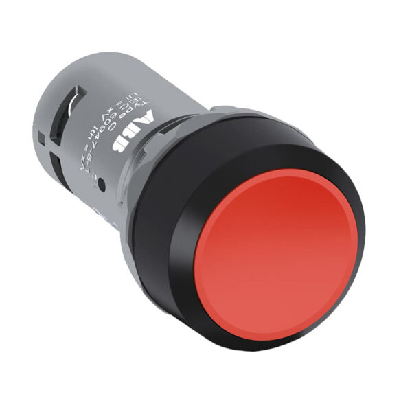 ABB Push-buttonon Red 1N/C - Image 2