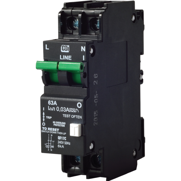 CBI QF17C 63A Earth Leakage Unit - Image 2