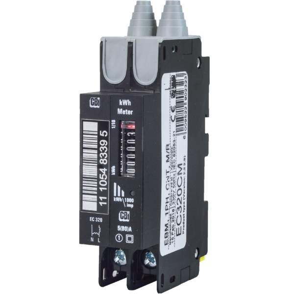 CBI EBM 1PH 230V Mini Rail KWH Meter - Image 2