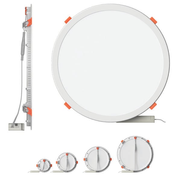 Pioled 24W LED Round Recessed Panel Light 6000K - Image 3