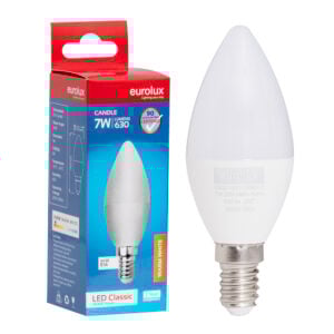 Eurolux Candle Plastic Classic 7w LED E14 3000K
