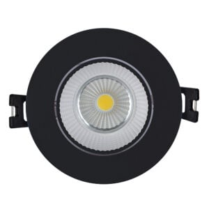 Polycarbonate Down Light 90mm Black