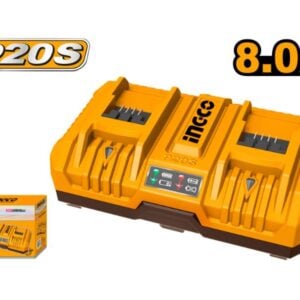 Ingco P20S 2-Port Lithium-Ion Battery Charger (20V)