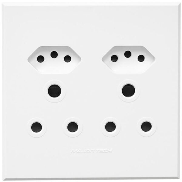 Veti3 - Unswitched RSA & V-Slim Sockets White (3VW24)