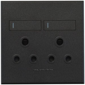 Veti3 - Double RSA Socket Graphite