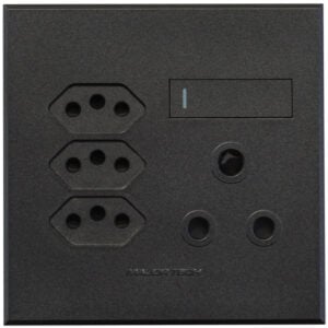 Veti3 - Single RSA, Triple V-Slim Sockets Graphite (3V25GG)