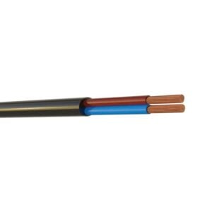 1.0mm x 2 core Cabtyre Black (100M)