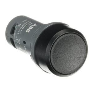 ABB Push-buttonon Black 1N/O+1N/C